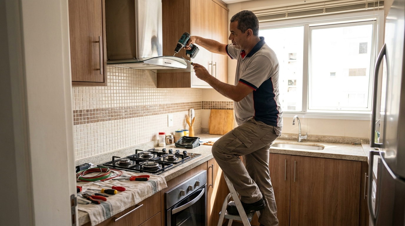 Instalação de Exaustor em Itajaí‑SC
